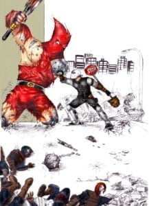 Rigon vs Cyborg Executioner
