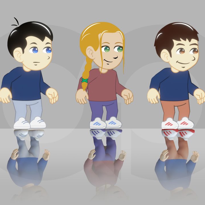 Personajes del cómic de Rígon - 2D a 3D